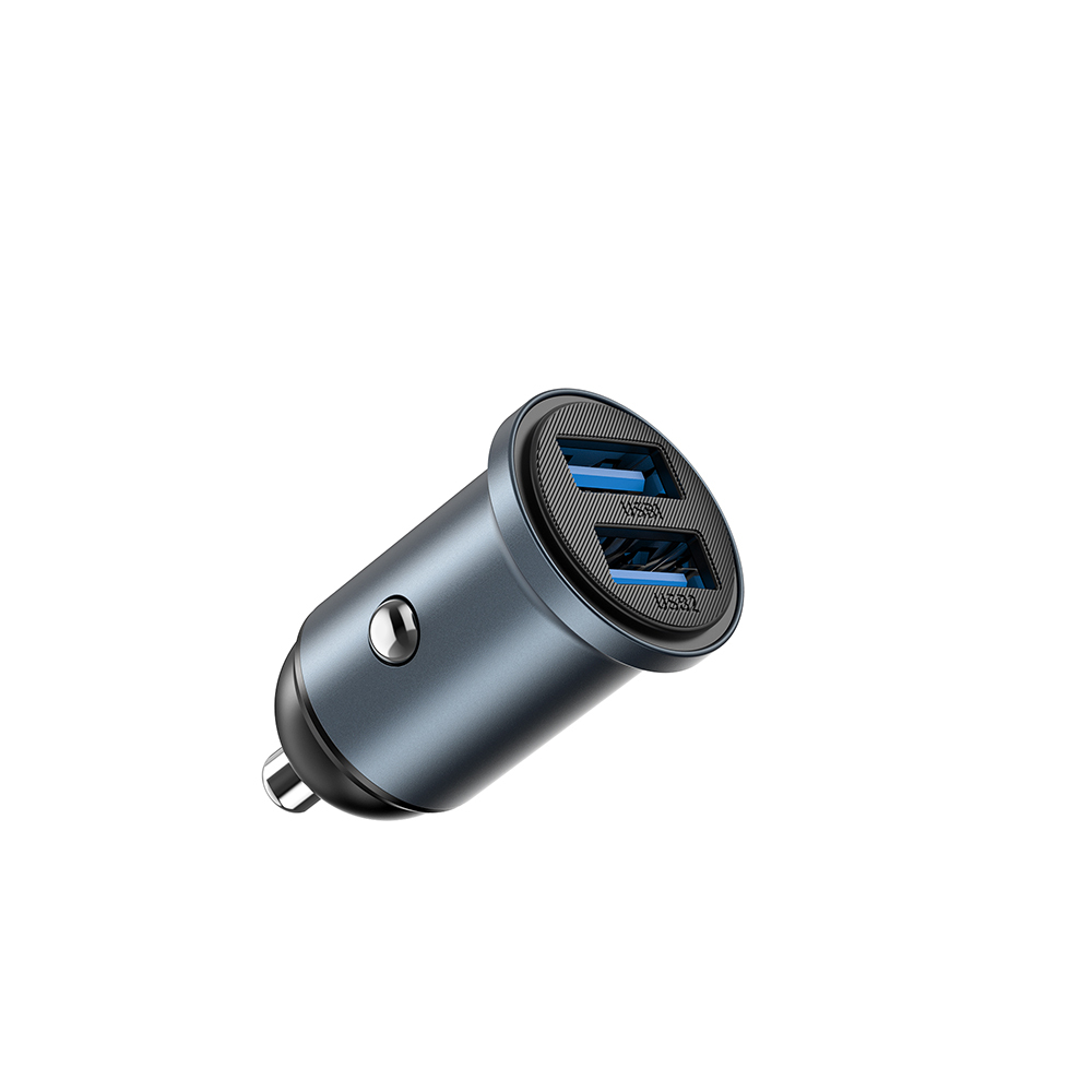 Wiwu Wi-CC031 Nano Lite Series Dual USB-A Fast Charging Car Charger PD 12W - 2