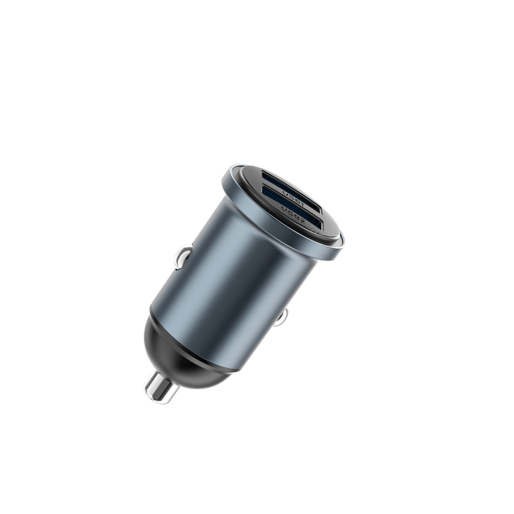 Wiwu Wi-CC031 Nano Lite Serisi Dual USB-A Hızlı Şarj Özellikli Araç Şarj Aleti PD 12W - 4