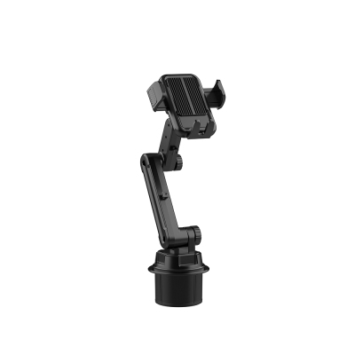 Wiwu Wi-CH059 Gentleman 360 Degree Rotating Telescopic Angled Cup Holder Design Car Phone Holder Black