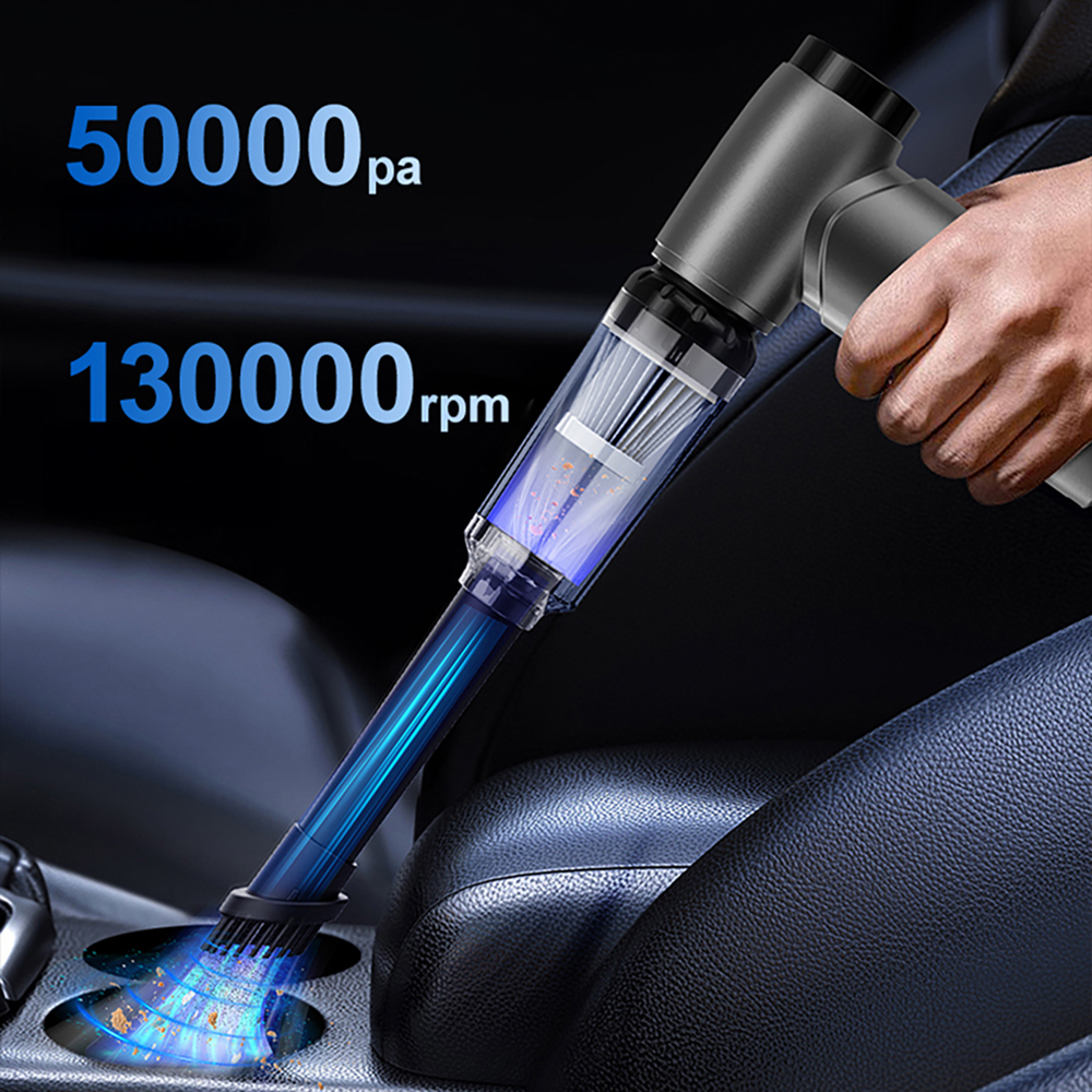 Wiwu Wi-FS015 Üfleme-Emme-Vakumlama ve Şişirme 5in1 Elektrikli Oto Araç Süpürgesi 50000PA - 12