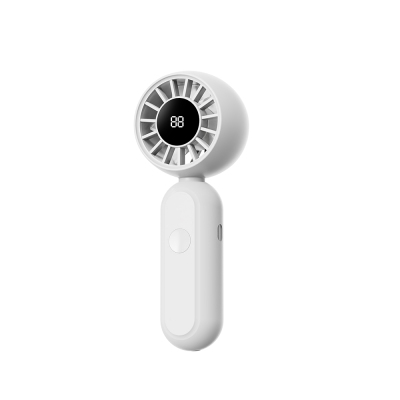 Wiwu Wi-FS017 Bubble Mini Pro Serisi 3 Kademeli Dijital LED Göstergeli Katlanabilir Portatif Soğutucu El Fanı Beyaz