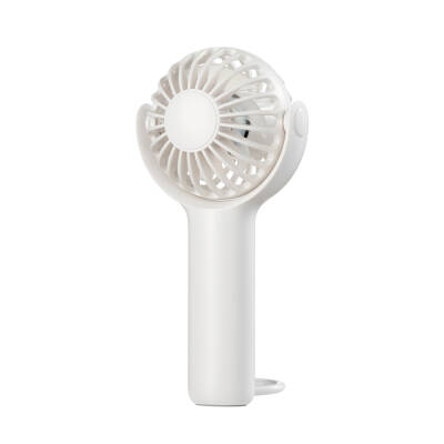 Wiwu Wi-FS08 Bubble Series Portable Mini Fan Stand and Hanger Cooling Hand Fan White