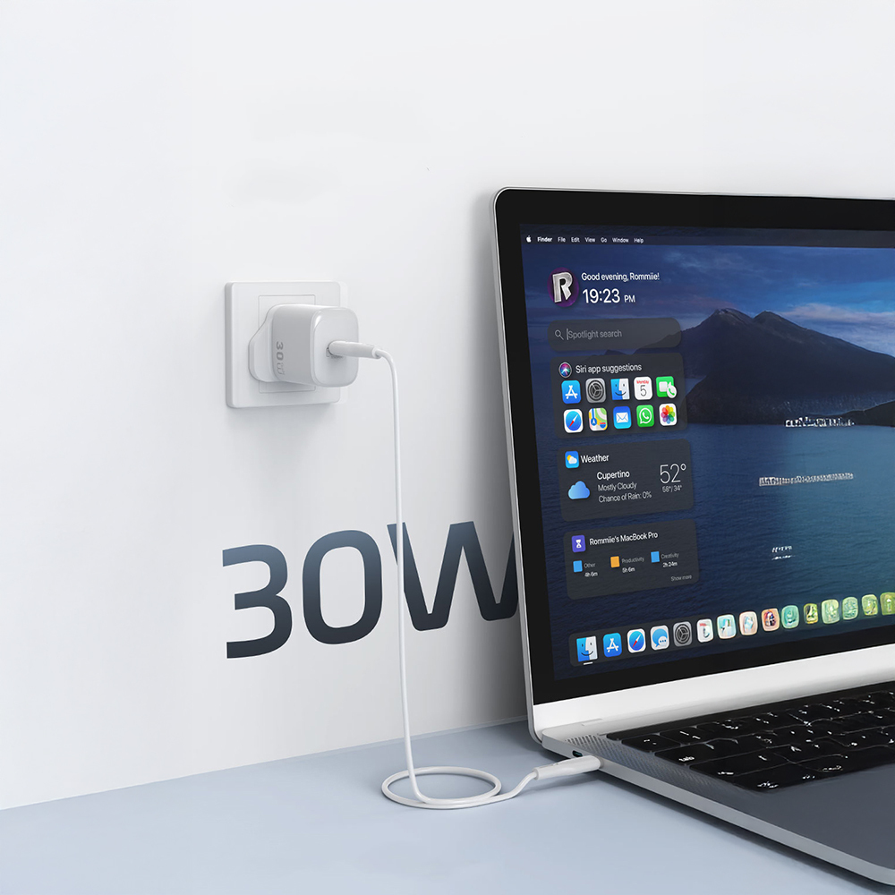 Wiwu Wi-G008 Essen Serisi GaN Tech PD Hızlı Şarj Özellikli Şarj Başlığı 30W - 11