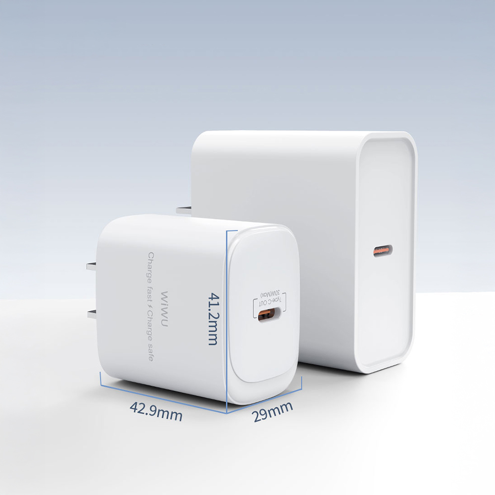 Wiwu Wi-G008 Essen Serisi GaN Tech PD Hızlı Şarj Özellikli Şarj Başlığı 30W - 9