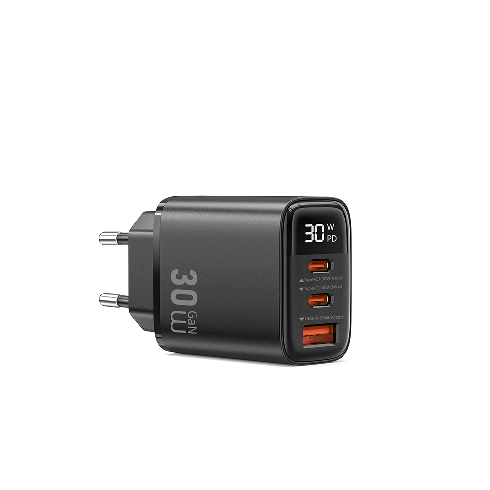 Wiwu Wi-G010 Firefly Serisi GaN Tech PD Hızlı Şarj Özellikli Şarj Başlığı 30W - 1
