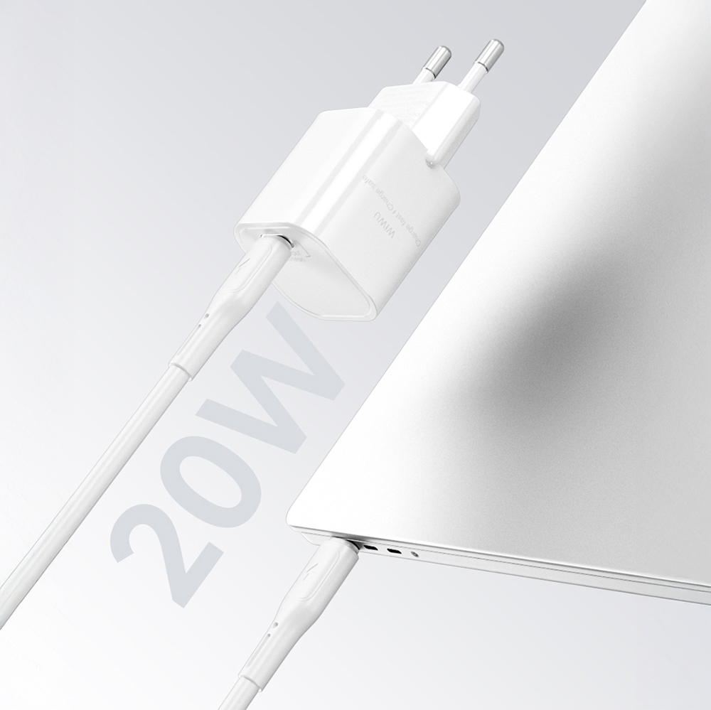 Wiwu Wi-G014 Cube Serisi GaN Tech PD Hızlı Şarj Özellikli Mini Şarj Başlığı 20W - 8