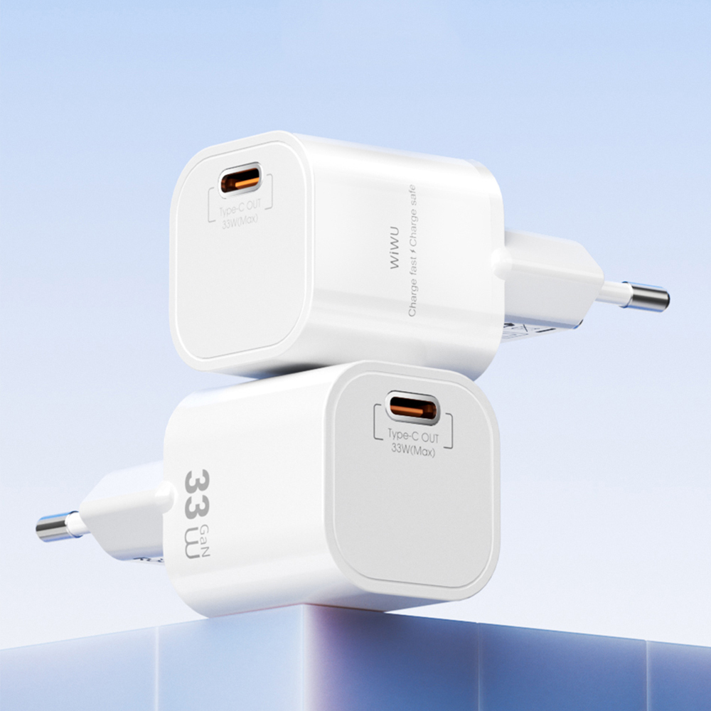 Wiwu Wi-G015 Cube Serisi GaN Tech PD Hızlı Şarj Özellikli Mini Şarj Başlığı 33W - 9