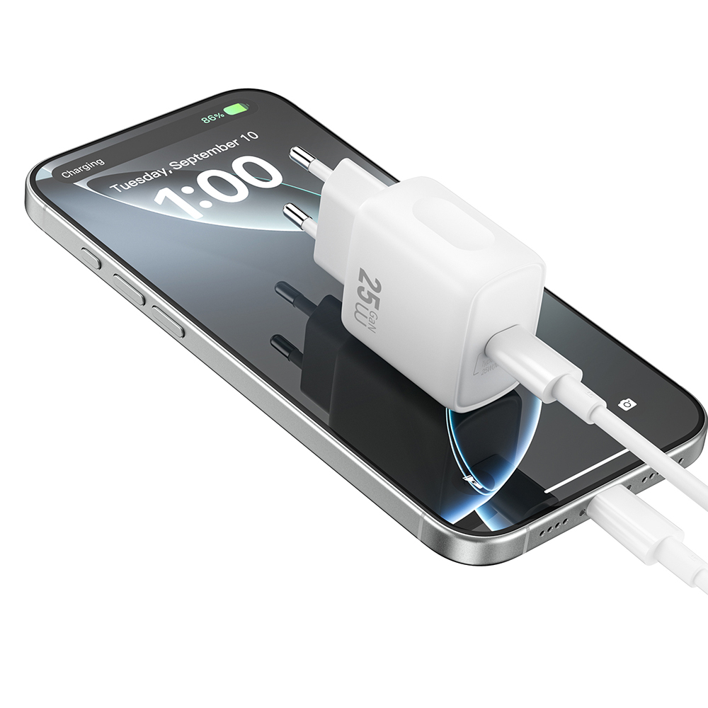 Wiwu Wi-G016 Essen Series GaN Tech PD Fast Charging Charging Head 25W - 11