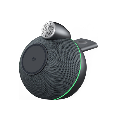 Wiwu Wi-G042 Qi2 Şarj Teknolojili Bluetooth Speaker Hoparlör Özellikli 25W Kablosuz Şarj Standı Siyah