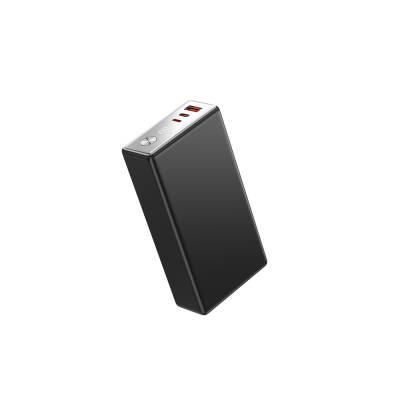 Wiwu Wi-P006 Rock LED Ekranlı Taşınabilir Powerbank PD 20W 20000mAh Siyah