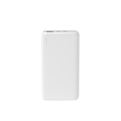 Wiwu Wi-P008 Rainbow LED Light Indicator Colorful Portable Powerbank PD 22.5W 10000mAh White