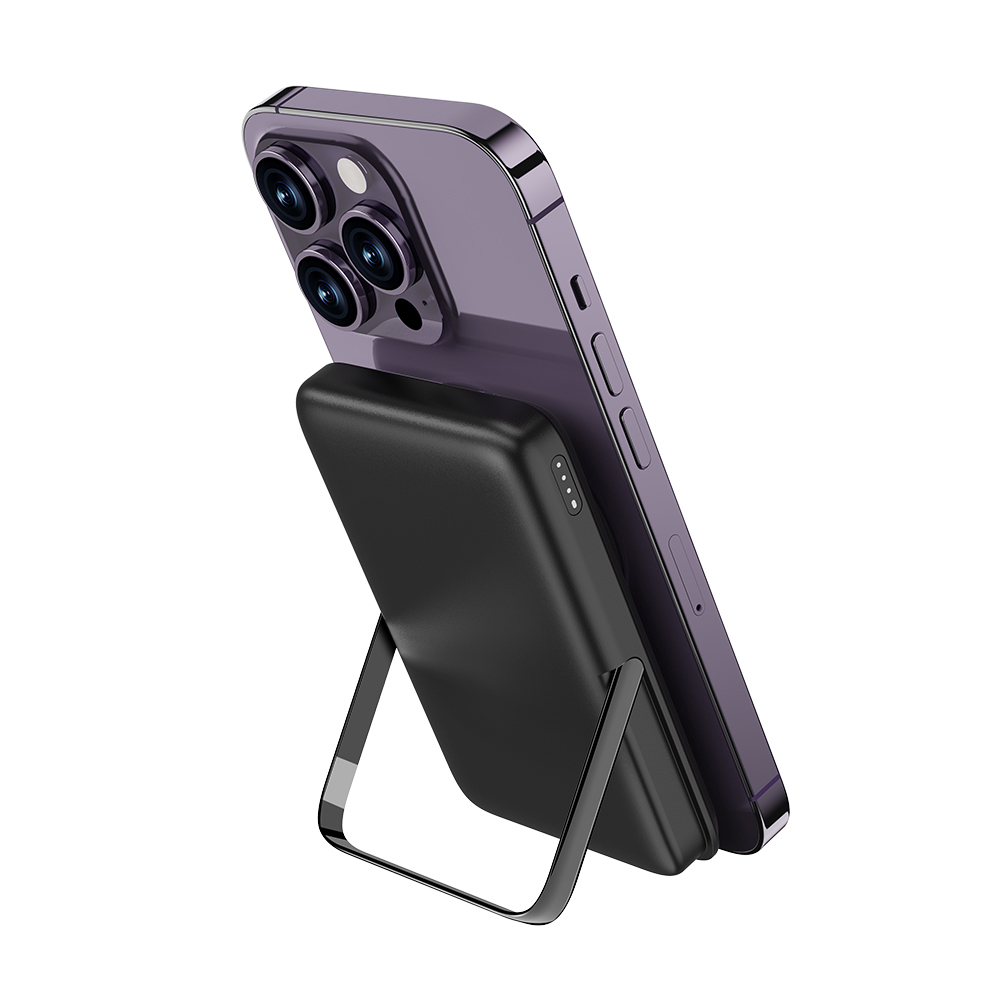 Wiwu Wi-P011 Gentleman Series Wireless Powerbank with LED Light Indicator Stand 10.000mAh 15W - 7