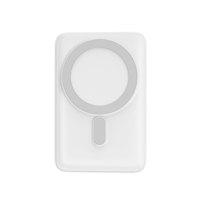 Wiwu Wi-P011 Gentleman Series Wireless Powerbank with LED Light Indicator Stand 10.000mAh 15W White