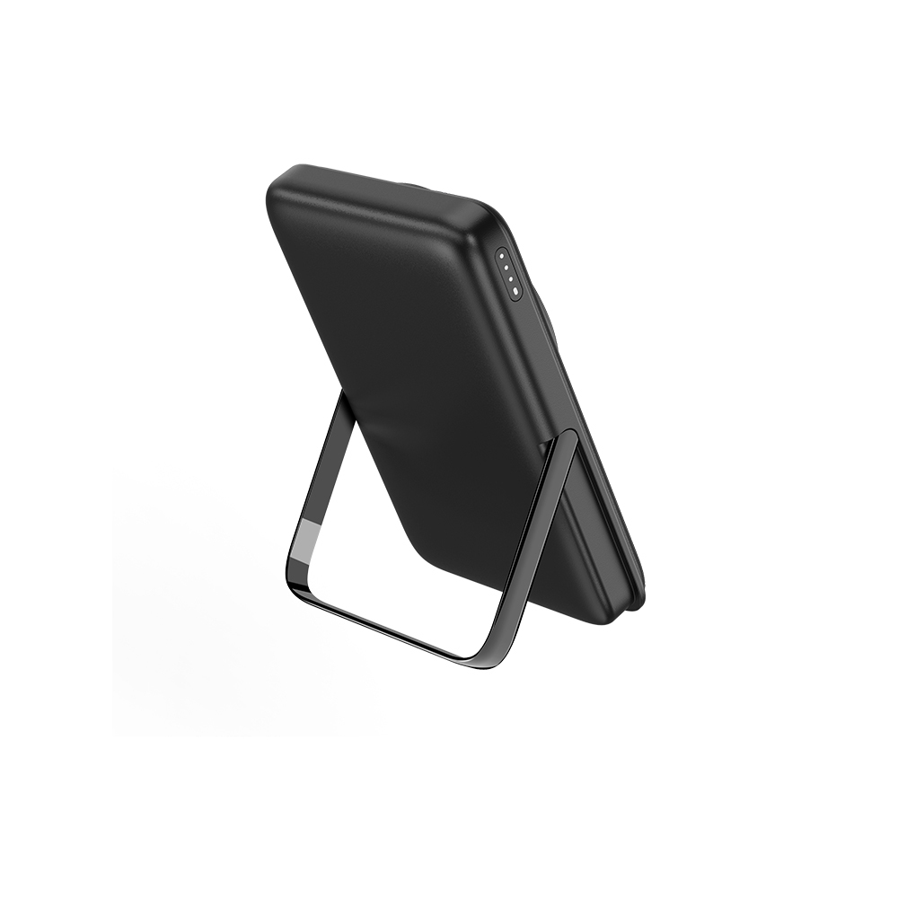 Wiwu Wi-P011 Gentleman Serisi LED Işık Göstergeli Standlı Kablosuz Powerbank 10.000mAh 15W - 6