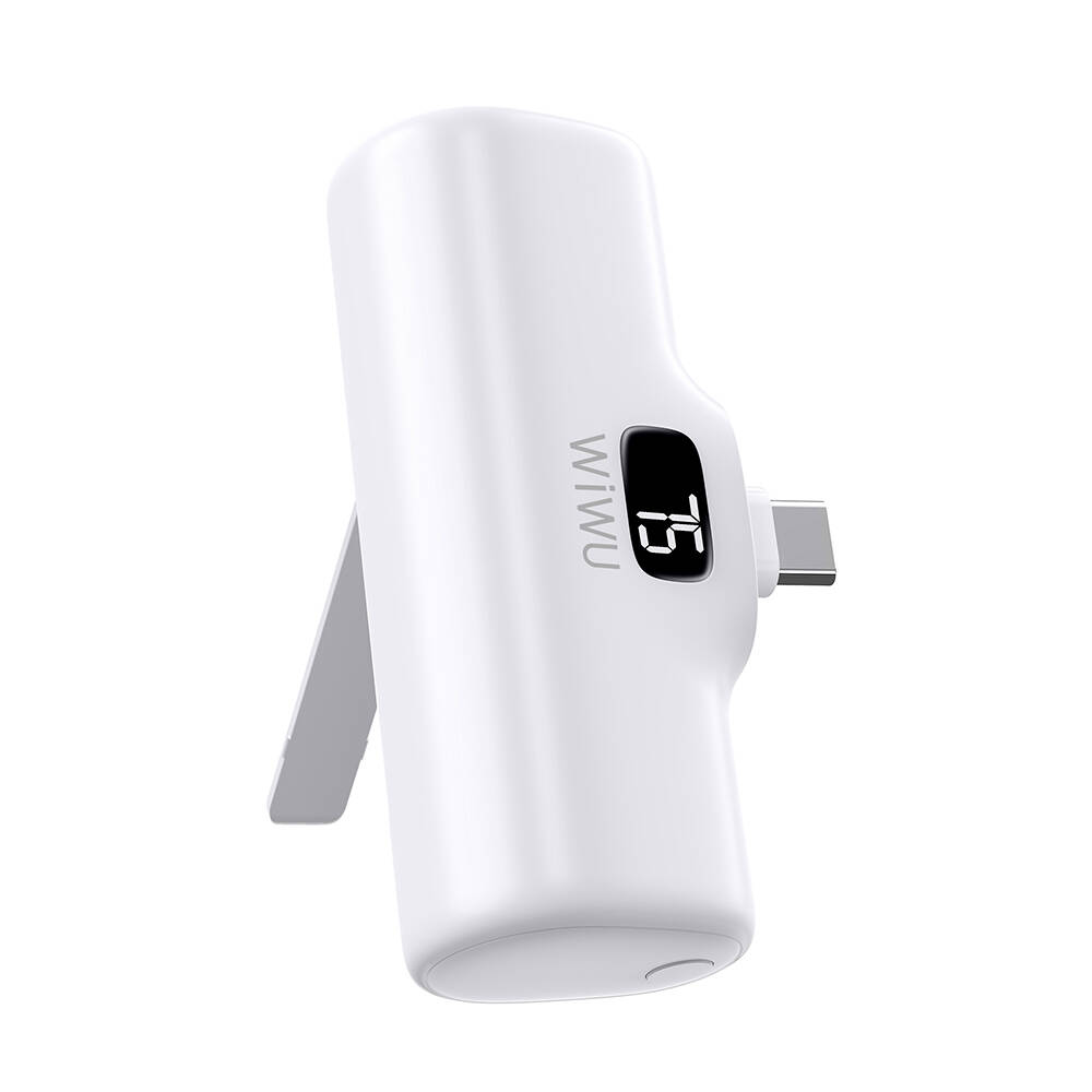 Wiwu Wi-P017 Capsule Series 2in1 Mini Portable Type-C Powerbank with Stand 5000mAh - 3