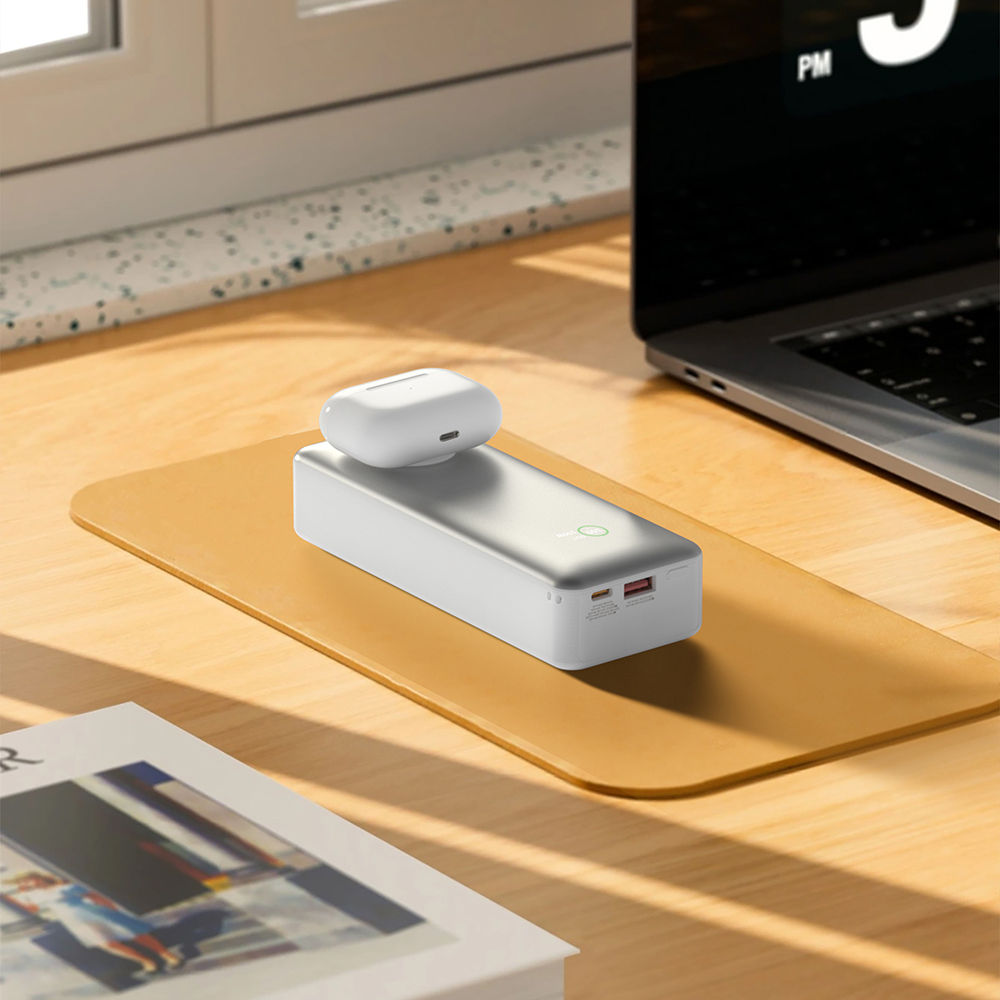 Wiwu Wi-P023 Elite Series Digital LED Display Smart Watch Wireless Charging Portable Power Bank 20000mAh 145W - 7