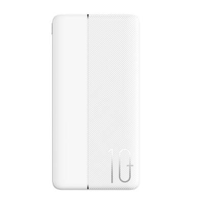 Wiwu Wi-P032 Dual USB-A ve Type-C PD LED Işık Göstergeli Taşınabilir Powerbank 10000mAh Beyaz