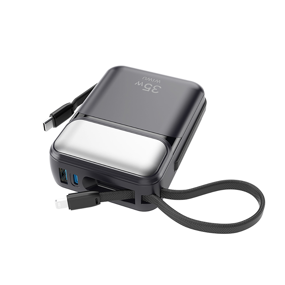 Wiwu Wi-P052 Galaxy Serisi Type-C Lightning Çıkışlı Taşınabilir Powerbank PD 35W 10000mAh - 5