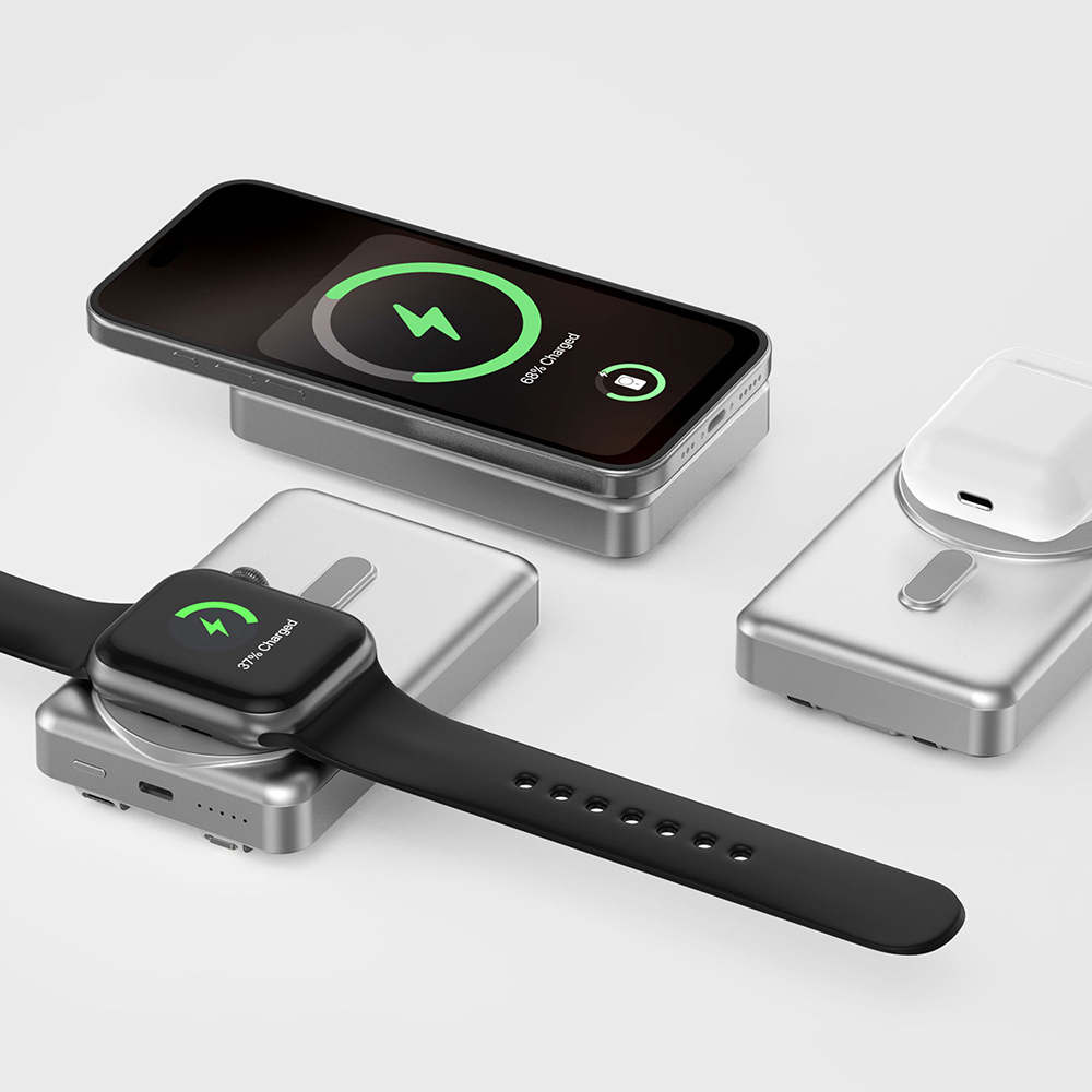 Wiwu Wi-P056 Portable Wireless Charging and PD Fast Charging Power Bank 15W 10000mAh - 16