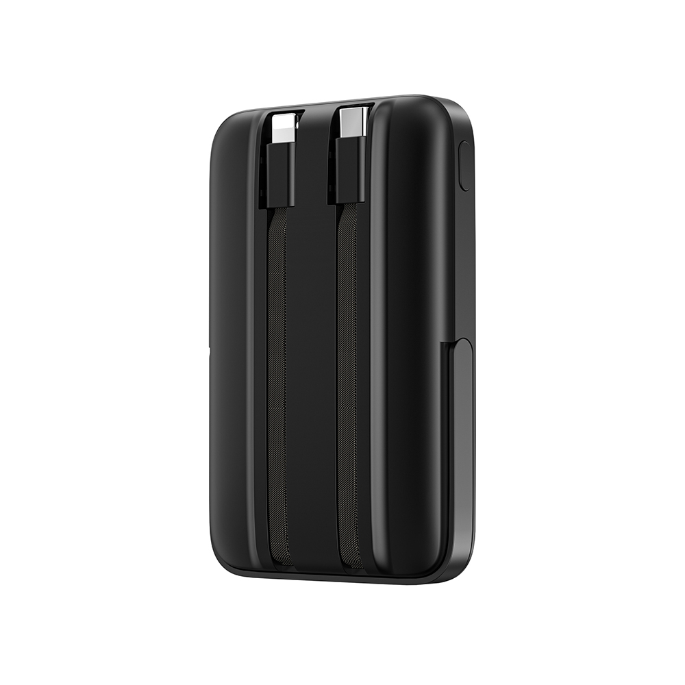 Wiwu Wi-P077 Pionner Serisi Taşınabilir Wireless Şarj ve PD 20W Hızlı Şarj Özellikli Standlı Powerbank 15W 10000mAh - 6