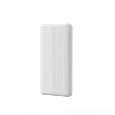 Wiwu Wi-P078 Essen Series Portable Power Bank 10000mAh with LED Light Display White