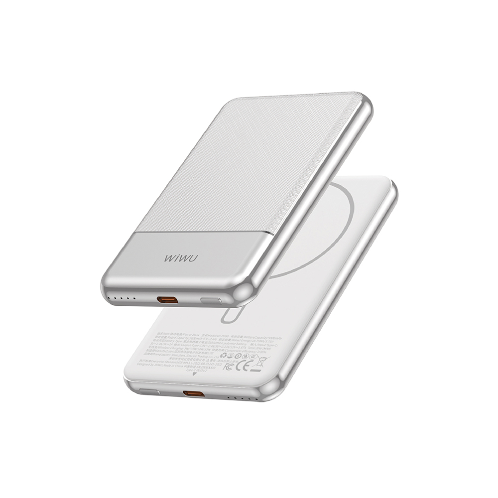 Wiwu Wi-P088 PD 20W Wireless Power Bank 5000mAh 15W with LED Light Indicator - 4