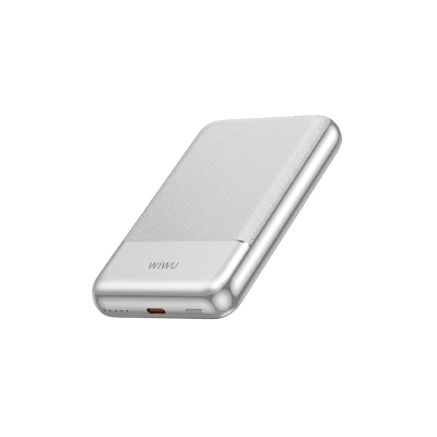 Wiwu Wi-P089 PD 20W Wireless Power Bank 10,000mAh 15W with LED Light Indicator Silver