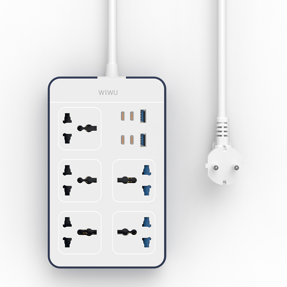 Wiwu Wi-S006 20W GaN Tech Power Strip 11 in 1 Çoklu Priz - 2