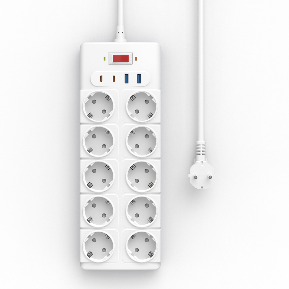 Wiwu Wi-S008 20W GaN Tech Power Strip 14 in 1 Çoklu Priz 2M - 3