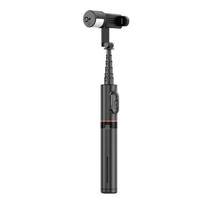 Wiwu Wi-SE003 Sharp Film Serisi Çok Fonksiyonlu Işıklı Sabitleyici Canlı Yayın Tripod Selfie Çubuğu Siyah