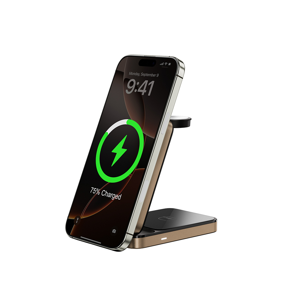 Wiwu Wi-W038 3in1 Foldable Wireless Charging Stand 15W - 5