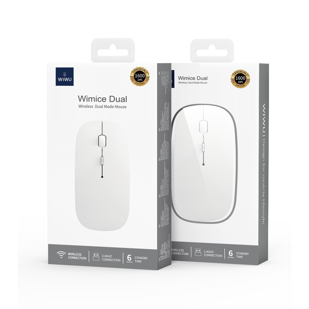 Wiwu Wimice Dual Series WM101 Pro Mouse 1600 DPI v5.3 - 9