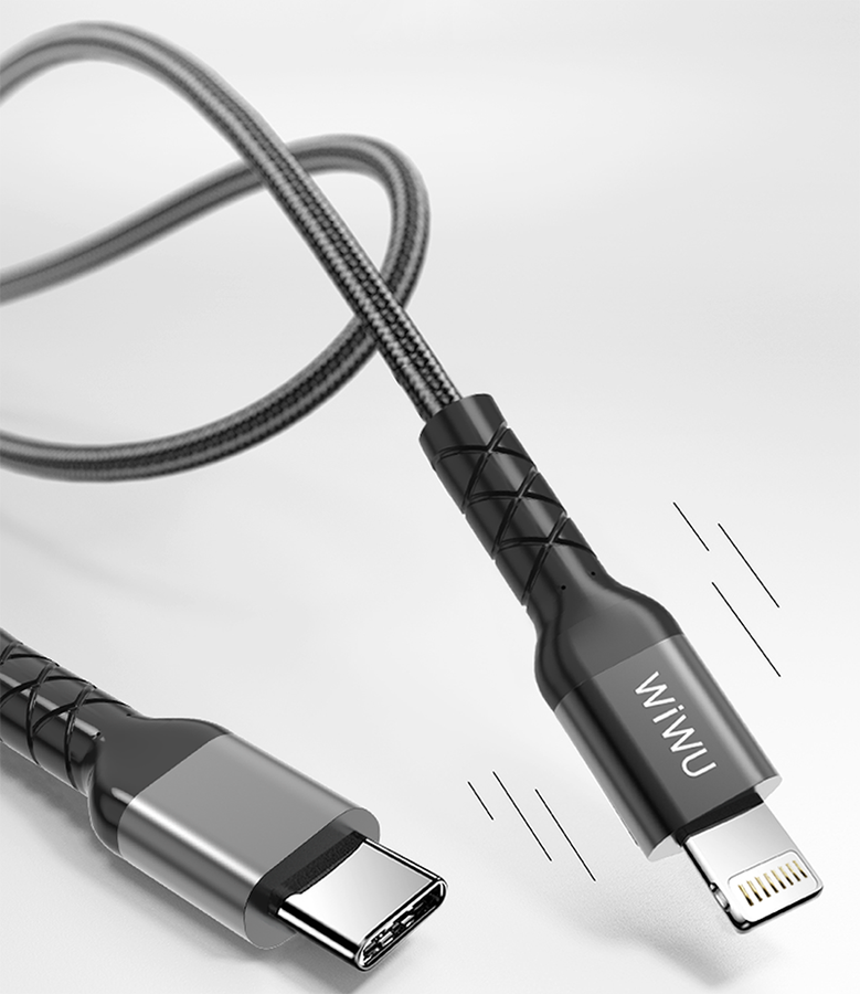 Wiwu WP101 MFI Type-c to Lightning Cable - 3 Wiwu WP101 MFI Type-c to Lightning Cable - 3
