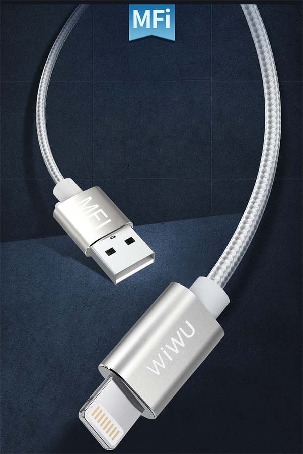 Wiwu WP201 MFI Lightning Cable - 2 Wiwu WP201 MFI Lightning Cable - 2