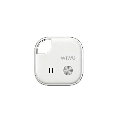 Wiwu WT-08 Wi-Tag iOS Find My Destekli Kartlık Tasarımlı Kaybolmaya Karşı GPS Akıllı Takip Cihazı Beyaz