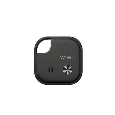 Wiwu WT-08 Wi-Tag iOS Find My Supported Card Holder Design Anti-Loss GPS Smart Tracking Device Black