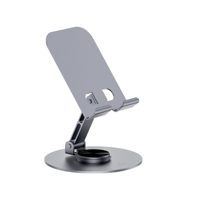 Wiwu ZM-014 Taşınabilir Katlanabilir 360° Dönebilen Metal Telefon ve Tablet Standı Grey