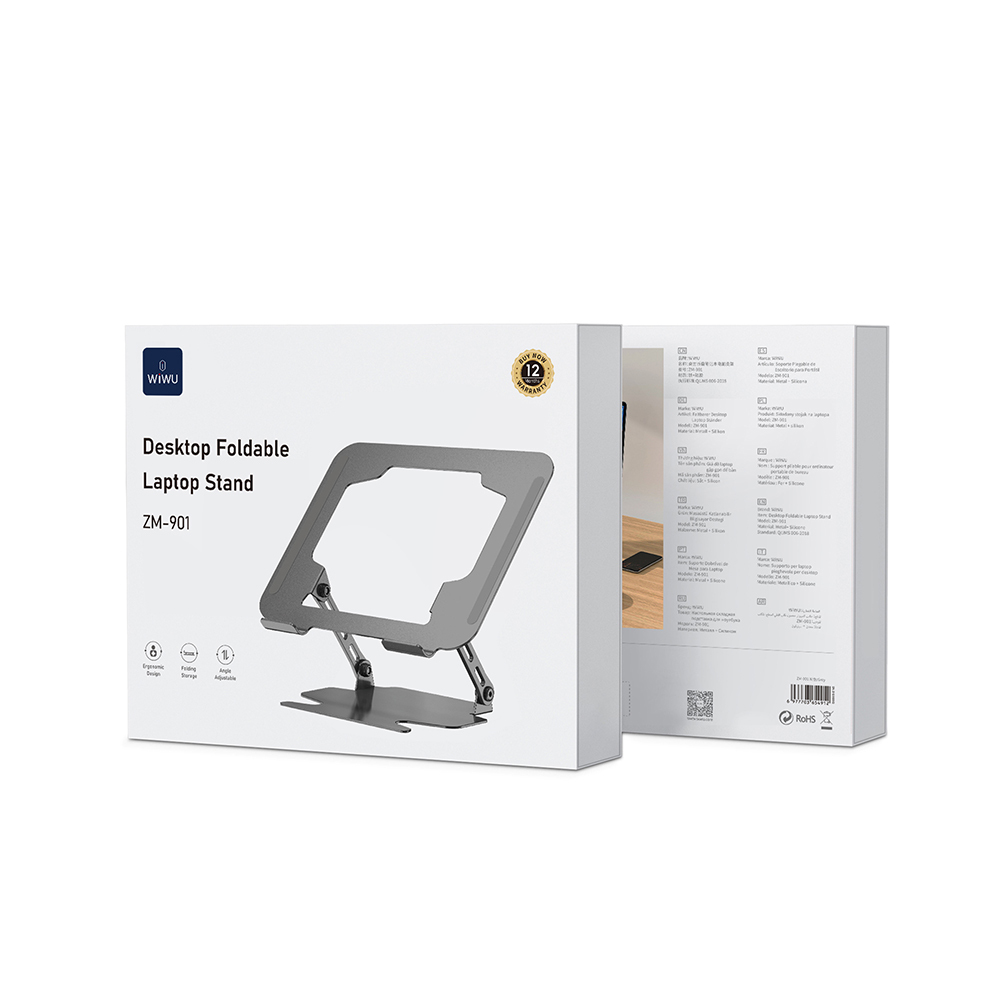 Wiwu ZM-901 Katlanabilir Ayarlanabilir Laptop Standı - 8