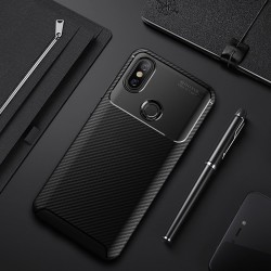 Xiaom Redmi Note 5 Pro Kılıf Zore Negro Silikon Kapak Siyah