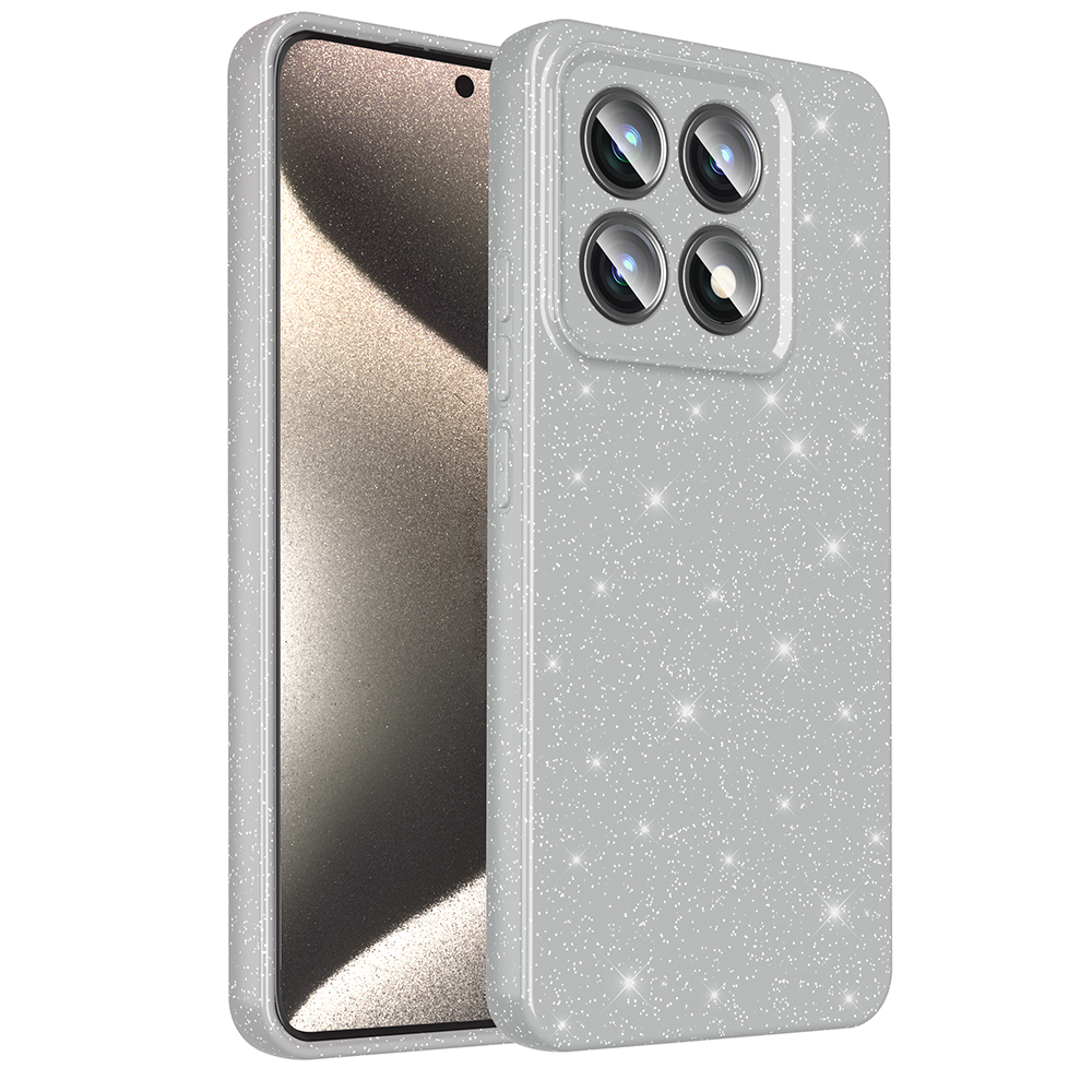 Xiaomi 14T Case Camera Protection Glitter Luxury Zore Cotton Cover - 4