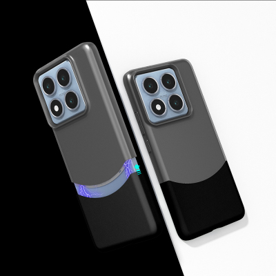 Xiaomi 14T Kılıf Mıknatıslı Zore Duble Kapak Siyah