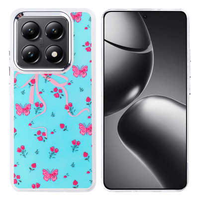 Xiaomi 14T Pro Case Airbag Design Zore Hadra Cover Kelebek