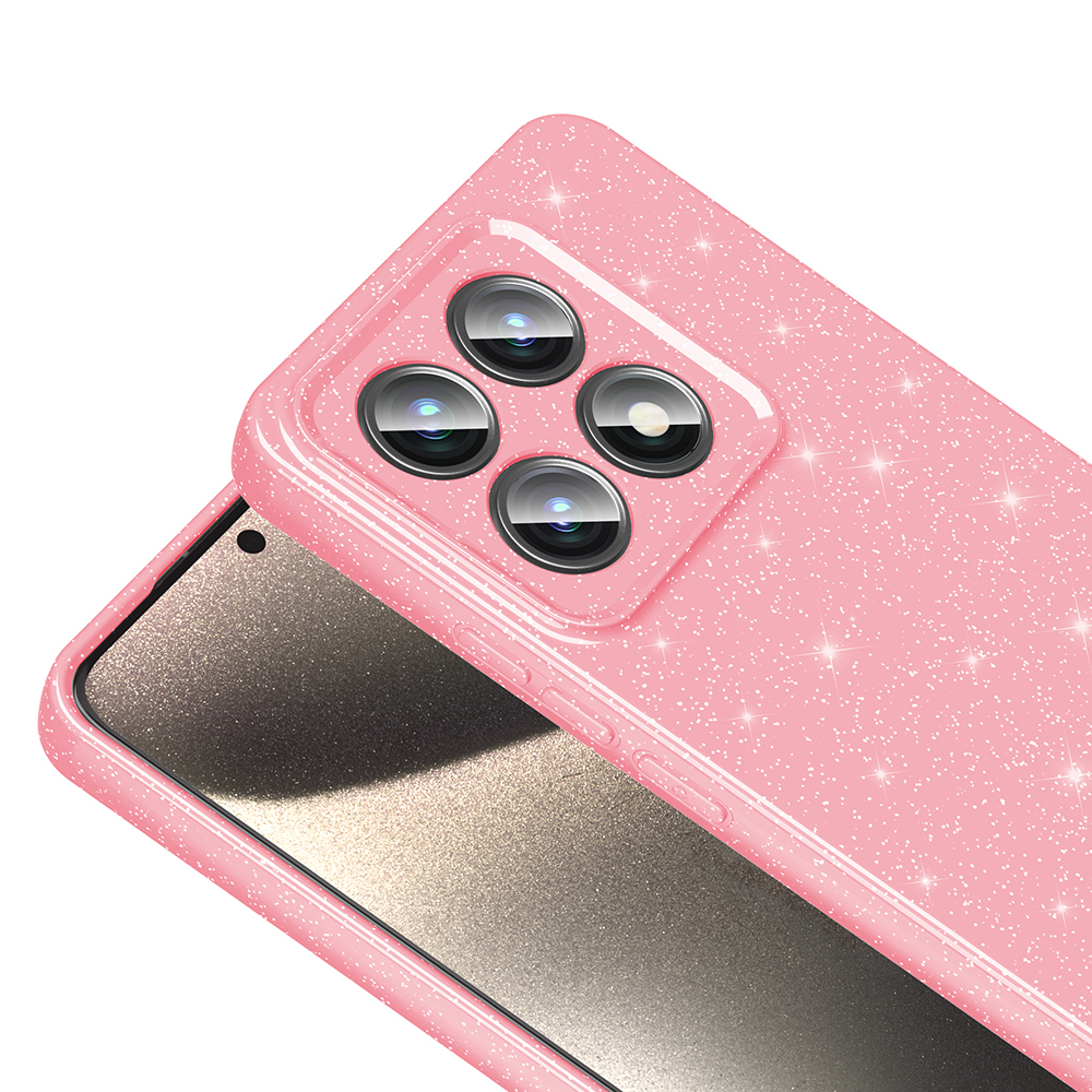 Xiaomi 14T Pro Case Camera Protection Glitter Luxury Zore Cotton Cover - 12