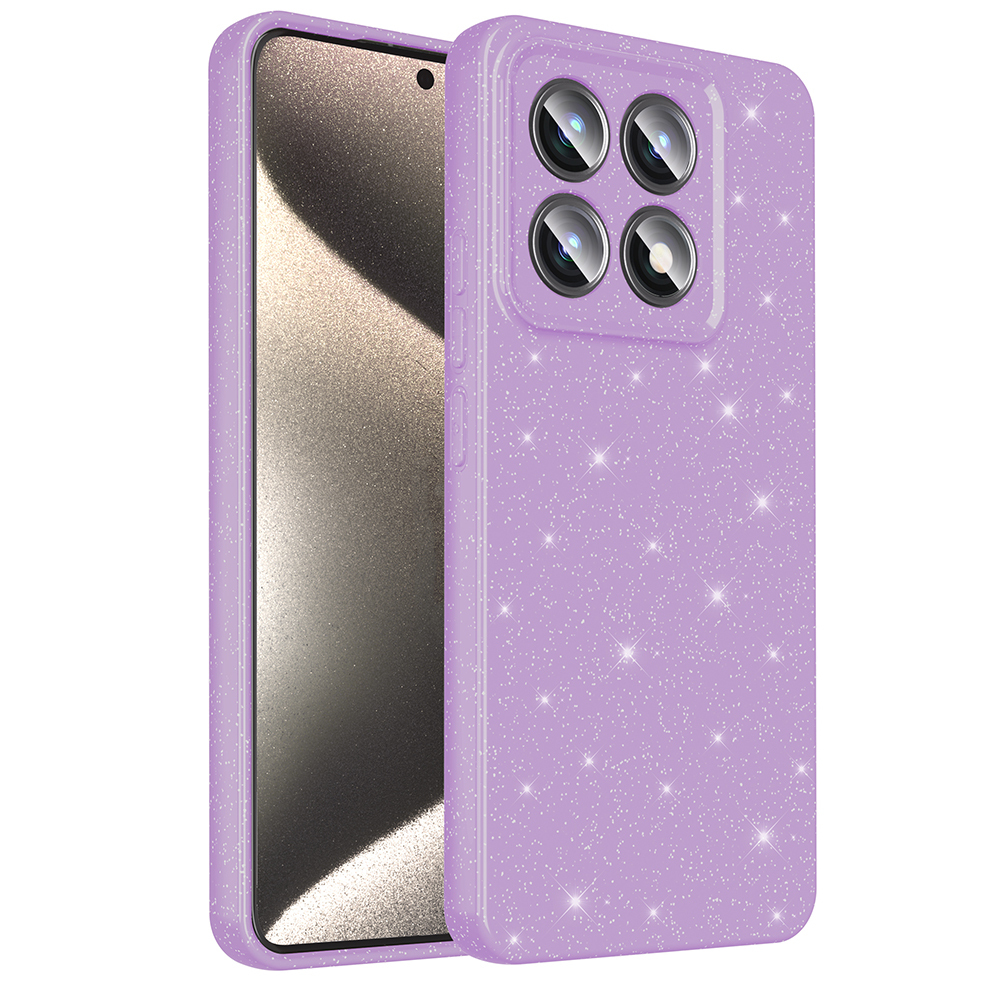 Xiaomi 14T Pro Case Camera Protection Glitter Luxury Zore Cotton Cover - 4