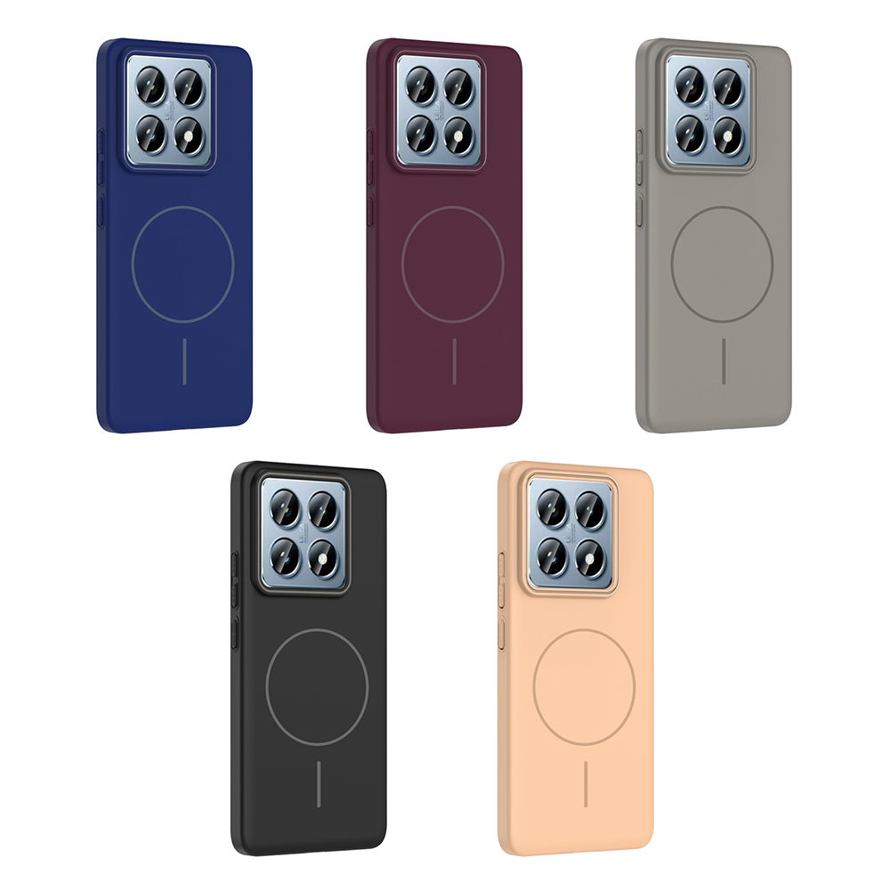 Xiaomi 14T Pro Case Magsafe Charging Feature Zore Ruby Hard Cover - 17