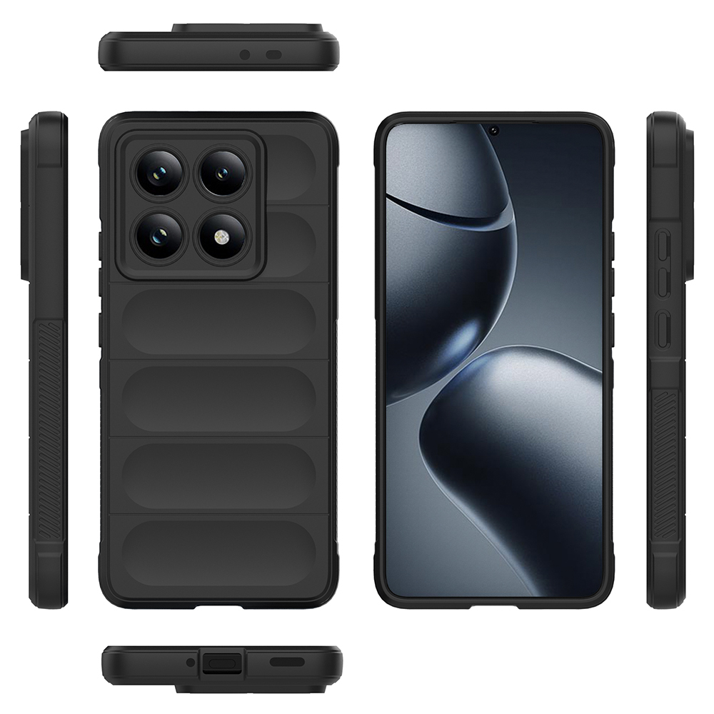 Xiaomi 14T Pro Kılıf Esnek TPU Oyuklu Arka Yüzey Tasarımlı Zore Etnik Silikon Kapak - 9