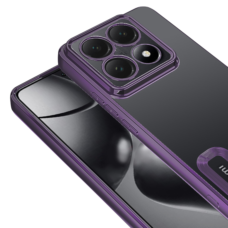 Xiaomi 14T Pro Kılıf Kamera Korumalı Logo Gösteren Zore Omega Kapak - 23