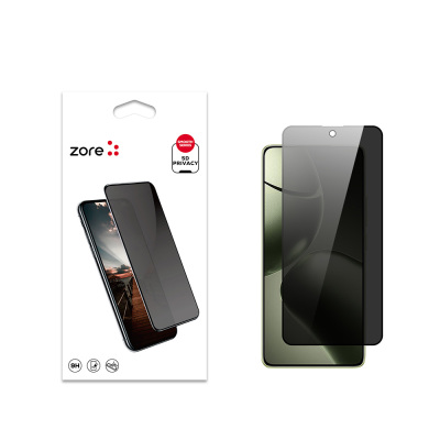 Xiaomi 14T Zore New 5D Privacy Tempered Screen Protector Black