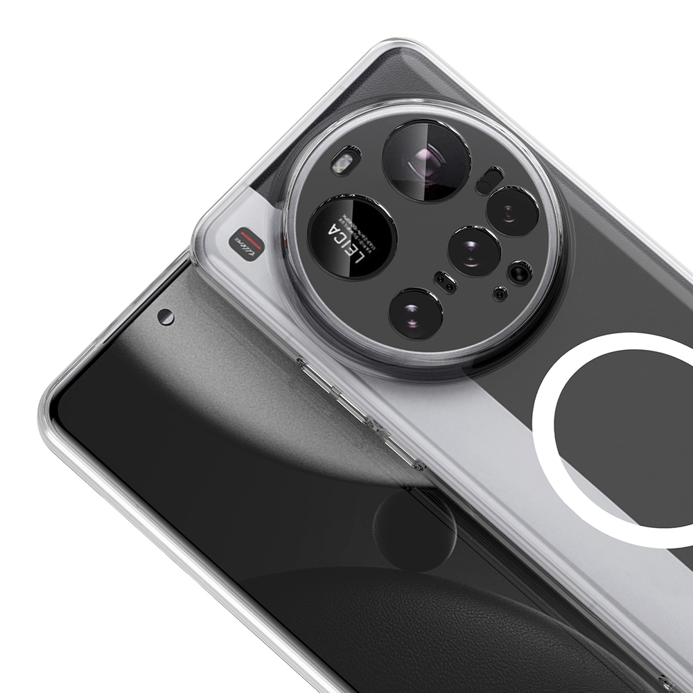 Xiaomi 15 Ultra Camera Protected M-Safe Charging Transparent Zore London Hard PC Case - 4