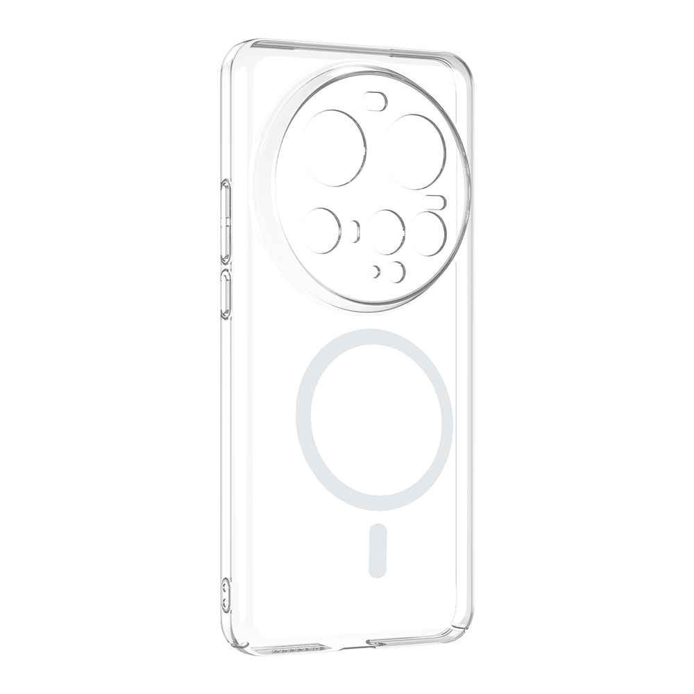 Xiaomi 15 Ultra Kamera Korumalı M-Safe Şarj Özellikli Şeffaf Zore London Sert PC Kapak - 3